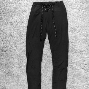 Black Adjustable Leggings